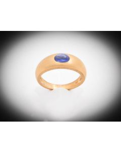 Ring Saphir 18 K Gelbgold 6,2 Gramm Größe 51