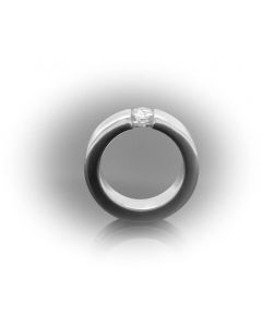 Brillant Ring 18 K Weißgold 22,2 Gramm Größe 55,5 