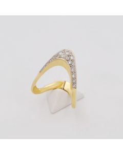 Brillant Ring 750 Gelbgold 5,7 Gramm Rg 56