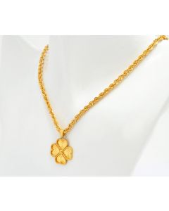 Halskette mit Anhänger 14K Gelbgold 7,8 gramm 55,5 cm Art.Nr 10700