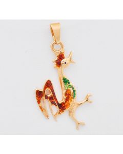 Anhänger Hahn 18K Gelbgold 4,0 Gramm ArtNr 7011