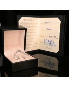 Bugari Ring B zero 18 K Weißgold 7,5 Gramm Rg 61 Art Nr 8615