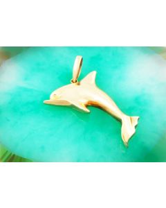 Delfin Anhänger 14K Gelbgold 10,6 Gramm Art: 6274