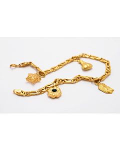 Bettelarmband  18 K Gelbgold 9,7 Gramm 21 cm ARt.Nr 10755