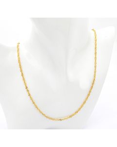 Singapurhalskette 14 K Gelbgold 4,2 gramm 49cm Art.Nr: 9145