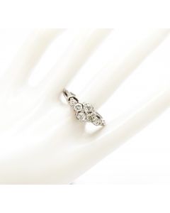 Brillant Ring 18 K Weißgold 5,9Gramm Rg 62 Art.Nr10443