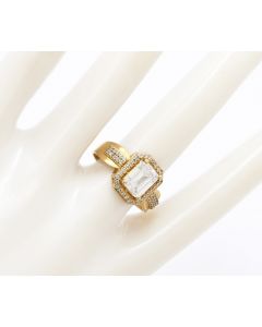 Ring 14 K Gelbgold Zirkonia 3,1Gramm Rg 58 Art.Nr10701