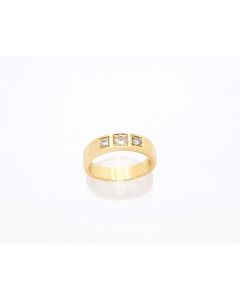 Brillant Ring 14 K Gelbgold 6,3 Gramm Rg 56 Art.Nr 11193