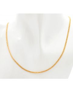  Halskette 14 K Gelbgold 2,5 Gramm 44 cm Art.Nr 11186